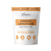 JUST INGREDIENTS Mango Lemonade : Poudre se dissout rapidement pour une hydratation pratique pendant l'entraînement.