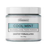 Just Ingredients Poudre remineralisante dans son pot, soutien naturel de l’émail