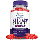 Gommes Ketocalm Justified Laboratories dans une bouteille, pratique et portable.