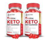 Justified Laboratories Lifetime Keto ACV Gummies dans une bouteille, collation pratique et saine.