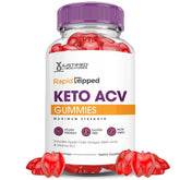 Gommes Justified Laboratories Rapid Ripped Keto ACV en bouteille pour routine savoureuse.