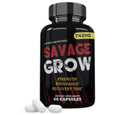 Savage Grow 742MG de Justified Laboratories – bouteille prête pour une utilisation quotidienne.