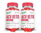 Justified Laboratories Simpli Health Keto ACV Gummies 2pack boite: routine pratique.