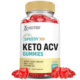 Justified Laboratories Speedy Keto ACV Gummies, bouteille, pratique pour votre routine quotidienne.