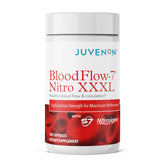 Juvenon BloodFlow-7 Bouteille illustrant la pompe musculaire pendant l'entraînement