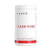 Kaged Clean Burn gélules dans la bouteille, présentation simple et dosage quotidien