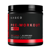 Kaged Sport Pré-Workout en flacon, énergie potentielle pour séance d'entraînement.