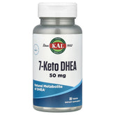 Kal 7-Keto DHEA: bouteille montrant le complément, soutien potentiel du métabolisme.