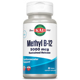 KAL B12 méthylcobalamine 5000mcg – bouteille pratique pour dosage quotidien.