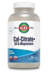 KAL Cal-Citrate+ bouteille: format pratique pour une utilisation quotidienne potentielle des minéraux.