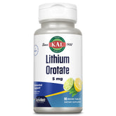 KAL Lithium Orotate ActivMelt tablettes citron-lime avec dissolution rapide pour prise pratique
