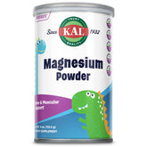 KAL Magnésium Poudre, emballage pratique, idéal pour une routine quotidienne des enfants.