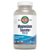 KAL Magnesium Taurate: bouteille pratique pour un usage quotidien et un soutien nerveux.