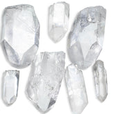 KALIFANO points de quartz : gros plan sur le bundle 500 carats, concentration