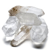 KALIFANO quartz brut lemurien, pointe centrale pour clarté.