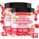 Gommes Kaoxnu Creatine Monohydrate, bouteille ouverte, prise rapide et pratique.