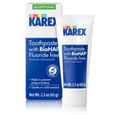 KAREX Kinder dentifrice hydroxyapatite, tube compact pour routine quotidienne.