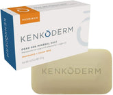 Kenkoderm, savon sel mer morte argan, purifie et nourrit les peaux sensibles.