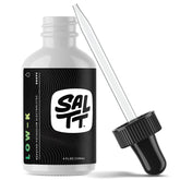 Keto Chow SALTT Low-K Fasting Drops dans une bouteille de 120 ml idéale pour le jeûne.