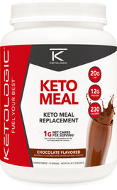 Ketologic KetoMeal poudre chocolat: substitution de repas faible en glucides et cétose.
