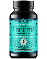 Tablettes électrolytes KEY NUTRIENTS – boîte de 200 capsules pour hydratation pratique.