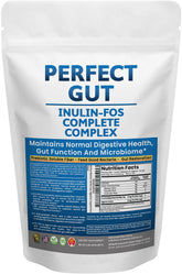 Perfect Gut Kidney Restore emballage montrant le prébiotique et son approche santé intestinale