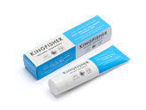 Dentifrice Kingfisher Aloe vera Arbre à thé et fenouil, tube compact pour l'hygiène buccale quotidienne.