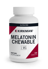 Kirkman Melatonin tablettes mâcheables menthe pour sommeil potentiellement plus reposant