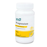 Klaire Labs SFI Health Pregnenolone - Bouteille 60 capsules végétariennes, prise quotidienne pratique.