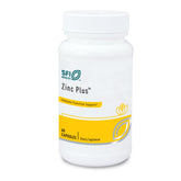 Klaire Labs SFI Health Zinc Plus — bouteille de capsules et soutien du métabolisme.