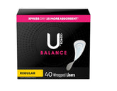 Kotex U par Curves Lightdays Plus protège-slips absorbant, protection discrète au quotidien.