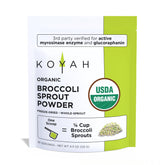 KOYAH Poudre de pousses de brocoli emballage pratique pour smoothies quotidiens
