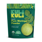 Kuli Kuli Moringa Poudre Pure: texture fine prête à l’emploi dans boissons et yaourts