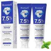 Kunnozz Beamach dentifrice hydroxyapatite 7,5% pour renforcer l’émail et rafraîchir l’haleine.