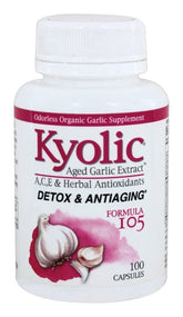 Kyolic Formule 105 – flacon d’ail vieilli – potentiel soutien détox et énergie