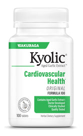 Kyolic Extrait d’Ail Vieilli en bouteille, soutien potentiel du système cardio-vasculaire.