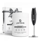 LACTOVIA colostrum bovin poudre — bouteille prête à l'emploi pour l'apport quotidien.
