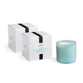 Bougie LAFCO New York Signature Marine, lot de deux pour une ambiance raffinée et durable.