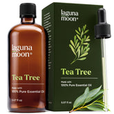 Lagunamoon Australian Tea Tree Oil — bouteille XXL avec drops, prêt pour aromathérapie et DIY.