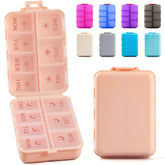 LANDNEOO boîte pilules pliable, pratique pour le rangement quotidien et en voyage