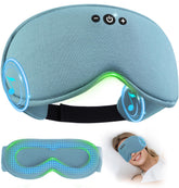 Masque LC-dolida en bambou-coton vue de face, confort doux pour le sommeil.
