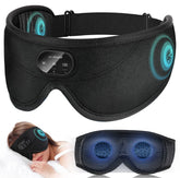 LC-dolida masque-sommeil blanc vue avant, bloque efficacement la lumière pour dormir plus calme.