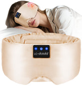 Masque-sommeil LC-dolida en soie luxueuse offre douceur et repos