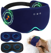 Masque LC-dolida en bambou-coton marine pour un sommeil plus confortable