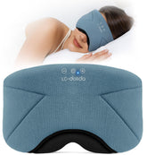 LC-dolida masque-yeux avec écouteurs bluetooth sur lit pour dormir avec musique claire