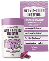 Legendairy Milk Inositol capsules violettes — soutien potentiel du cycle féminin.