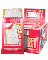 Pâtisserie protéinée Legendary Foods fraise glacée, texture riche et collation protéinée