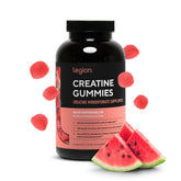 LEGION Créatine Monohydrate Gummies, emballage pastèque acide pour une prise pratique après l'entraînement.