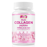 Lenm Multi Collagen : boîte et capsules visibles, soutien quotidien peau et articulations.