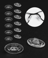 LenzProse coussinets nasaux transparents Oakley Foil, confort longue durée